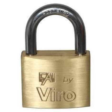 Cadenas de sécurité rectangulaire Viro à anse courte/longue (50 mm)