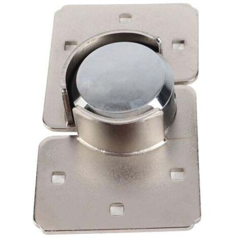 Cadenas de sécurité robuste pour porte de garage/abri de jardin (1/2 x 1/2 po), verrou en acier de 73 mm