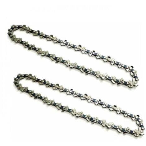 cadenas de sierra de 6 pulgadas para mini motosierra recargable, paso de cadena de 1/4, calibre de cadena de 0,043/1,1 mm, eslabones de transmisión de 37DL, longitud de corte útil de 15 cm.