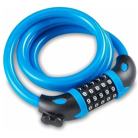 Cadenas de Vélo, Long 120cm avec 5 Chiffres Intelligente Code
