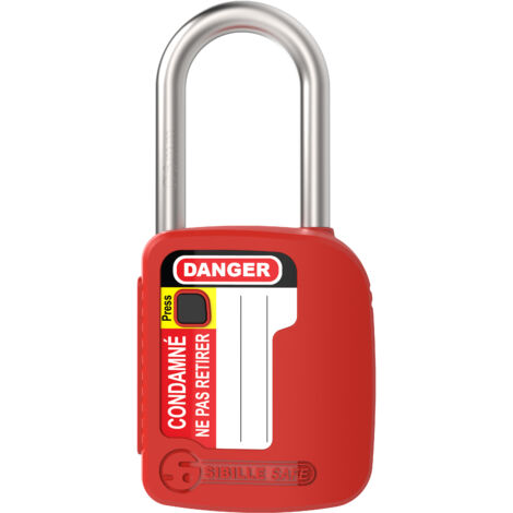 Cadenas de verrouillage de sécurité Penta 1 serrure, anse de 6mm ( Prix pour 1 )