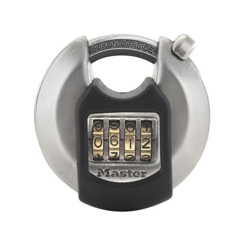 Master Lock - Cadenas Disque Excell en acier inoxydable 70mm M40EURDNUM