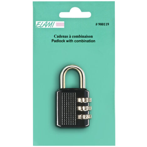 Cadenas ELAMI à Combinaison 3 Chiffres 32 mm