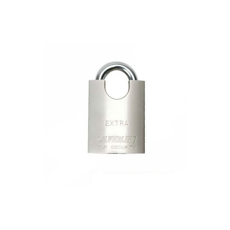 Cadenas En Acier À Anse Intégrée 70 Mm Silverline 260329
