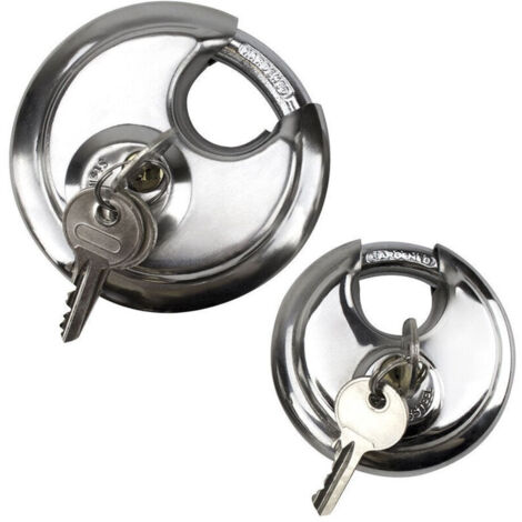 Cadenas En Acier Blindé Antivol Pour Moto Vélo 70mm Avec 2 Clés