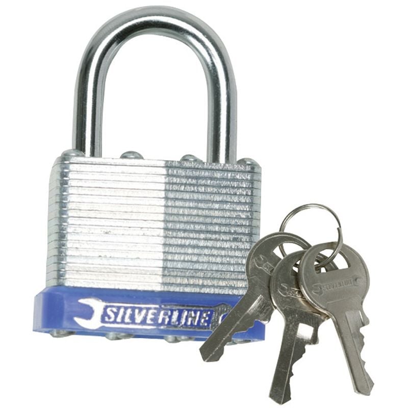 Silverline - cadenas en acier laminé 40 mm 224515