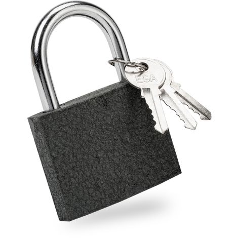Silverline 307578 Lot de 2 cadenas à clés identiques 40 mm Cuivré :  : Bricolage