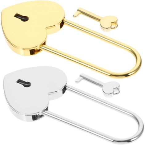 cadenas en forme de c ur avec cl petit cadenas en m tal pour