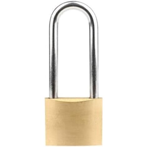 Cadenas en Laiton 30 mm Universel avec 3 Clés, Anse Longue/Courte pour Casiers, Sport, École, Jardin et Clôtures