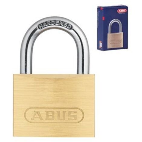 Cadenas en laiton "713/50" 50 mm avec anse Ø 7,5 mm d'épaisseur (2 clés incluses)