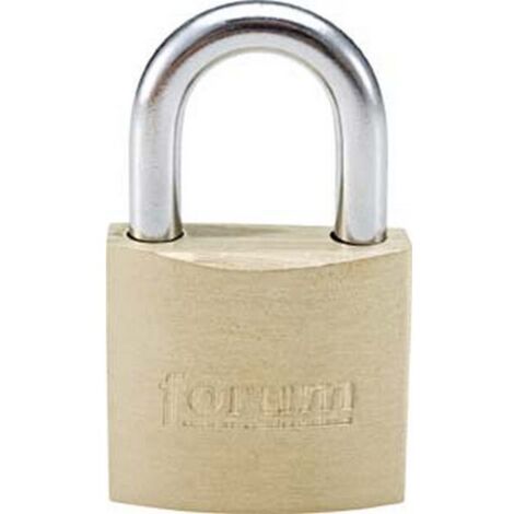 Cadenas en laiton, Taille : 40, Epaisseur de l'étrier 6 mm, Hauteur intérieure de l'étrier 22 mm