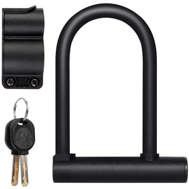 Cadenas en U pour vélos Cadenas pour motos Cadenas pour VTT Cadenas anti-cisaillement Equipement d'équitation-1pc