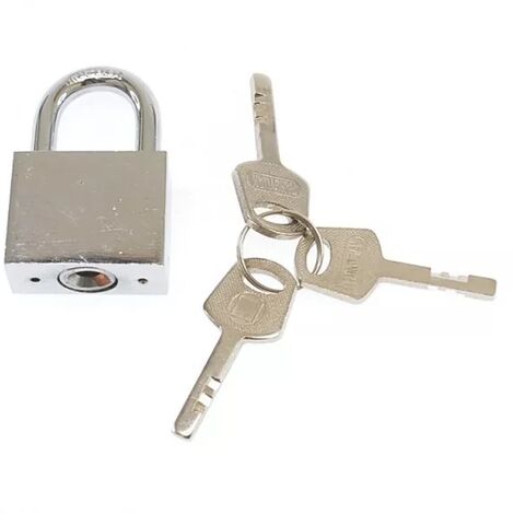 Cadenas et 3 clés (combinaison différente par cadenas)