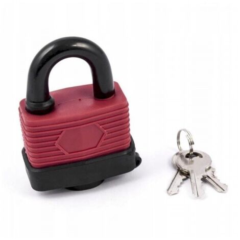 Cadenas étanche, laminé avec 2 clés 50 mm