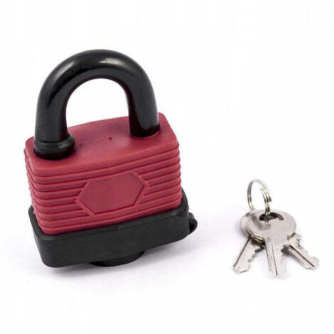 Cadenas étanche, laminé avec 2 clés 65 mm