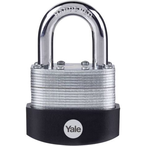 Cadenas extérieur en acier laminé YALE - 50mm - haute résistance aux intempéries