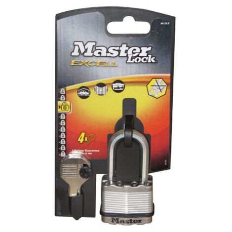 MASTER LOCK - Cadenas acier - 50 mm - anse octogonale