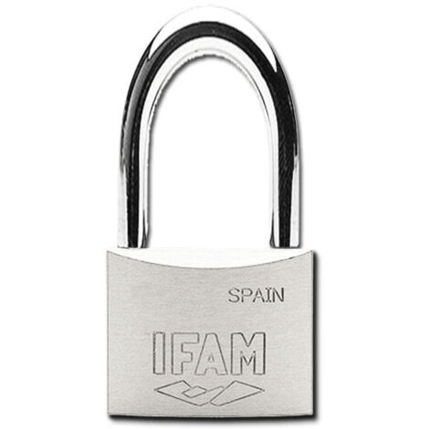 Cadenas IFAM AL 50 en acier inoxydable avec 85 clés identiques
