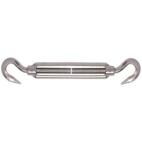 Cadenas inoxA4 avec 2 Crochets, M6