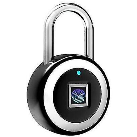 Cadenas intelligent Bluetooth à empreinte digitale, déverrouillage par application, rechargeable, sans clé, 10 empreintes digitales, IP6