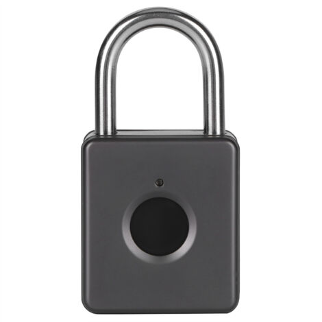 Cadenas intelligent portable antivol à empreinte digitale avec batterie au lithium 3,7 V pour entrepôt et dortoir