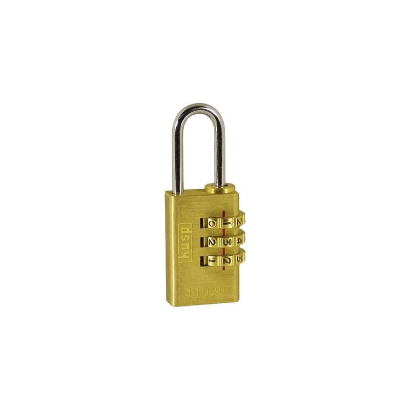 Kasp - cadenas K11020D or-jaune avec serrure à combinaison