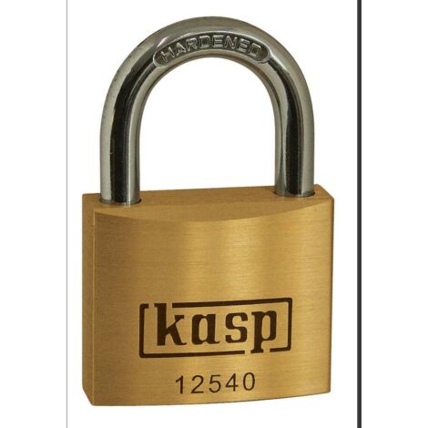 Cadenas Kasp K12525A3 or-jaune avec serrure à clé C50697