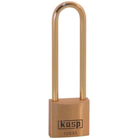 Cadenas Kasp K12530L70BD or-jaune avec serrure à clé