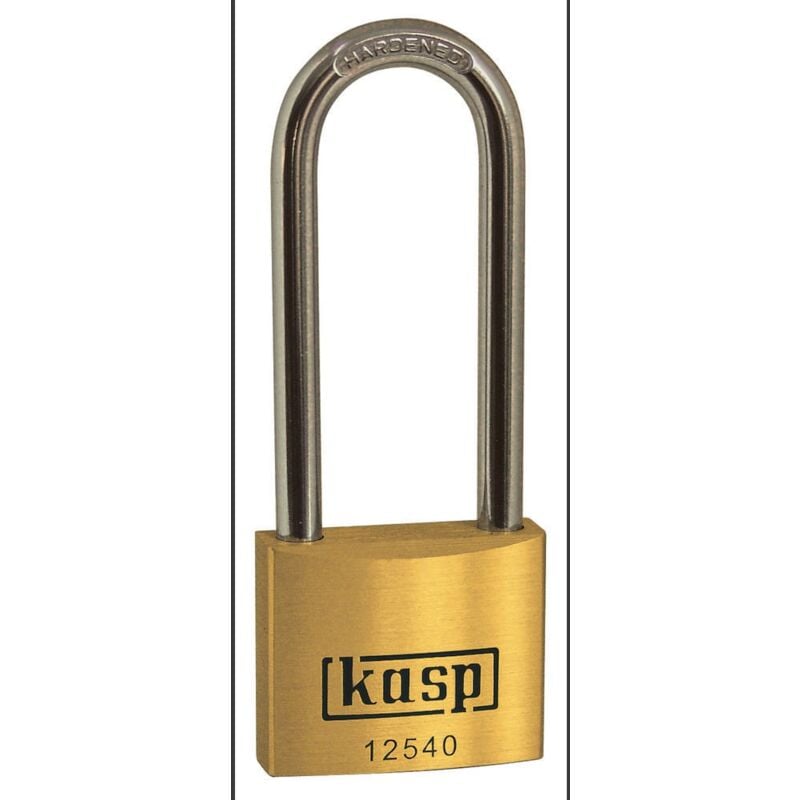 Cadenas Kasp K12550L80D or-jaune avec serrure à clé