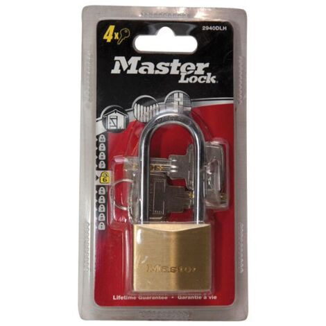 MASTER LOCK - Cadenas laiton - 40 mm - anse acier 51 mm