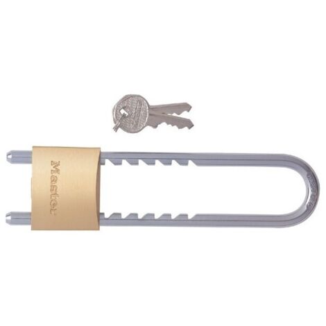 Cadenas laiton massif anse réglable acier cémenté 70 à 155