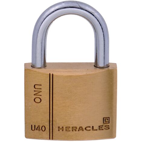 Cadenas laiton UNO 40mm sous blister HERACLES I CAD40 BS