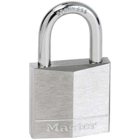 Cadenas Master Lock Laiton Chromé 40mm Et Anse 22mm