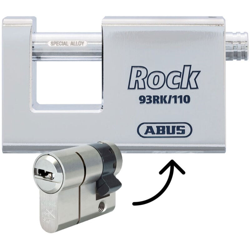 Cadenas monobloc 93RK pour demi cylindre