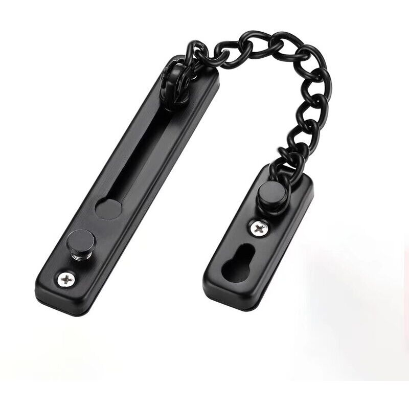 Cadenas para puertas, Cerradura de cadena para puerta antirrobo, Cerradura de pestillo de puerta con cadena de seguridad confiable de acero