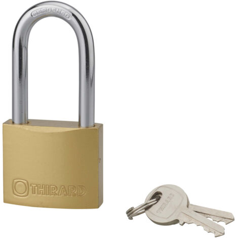 Cadenas TYPE 1 50mm anse 1/2 haute 72mm - 2 clés - THIRARD