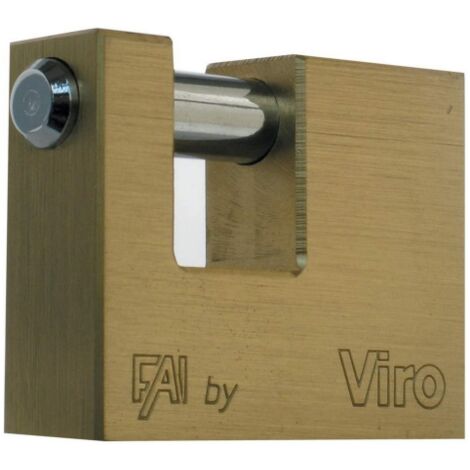 Cadenas Viro Fai Art 508 pour volet anti-effraction 60 mm avec 2 clA s