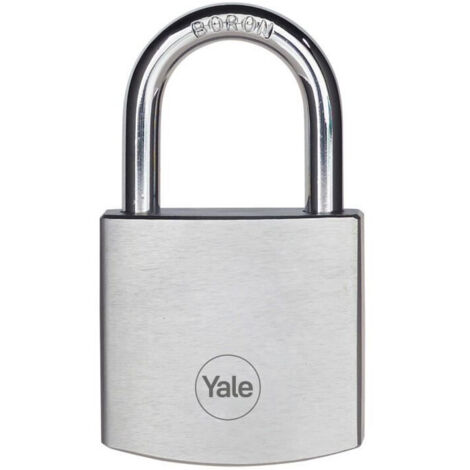 Cadenas YALE laiton chromé - 40 mm - 3 clés - 24316000