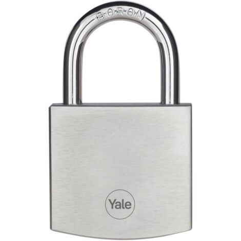 Cadenas YALE laiton chromé - 50 mm - 3 clés - 24317000