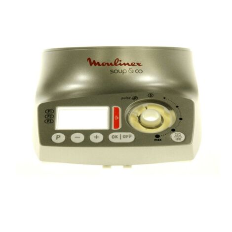 CADRAN GRIS AVEC TOUCHE POUR PETIT ELECTROMENAGER MOULINEX - MS-0A08130