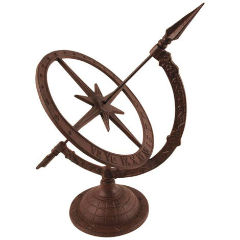 Cadran solaire en fonte 38,5 cm