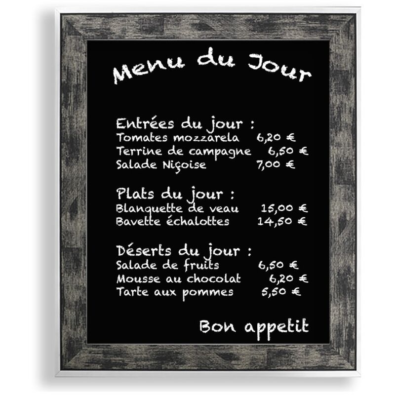 CadrArdoise loft noir