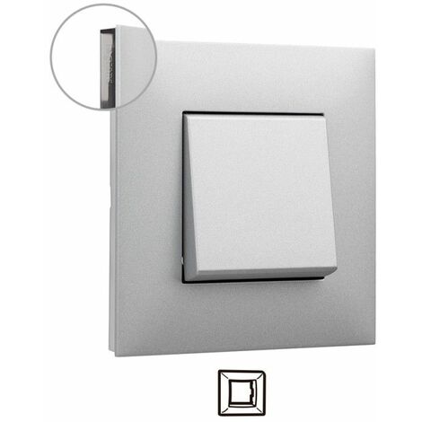 Cadre 1 élément VALENA NEXT aluminium LEGRAND 741031