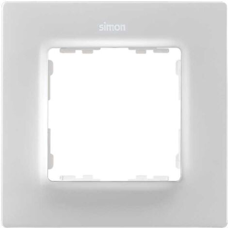 Cadre 1 Emplacement SIMON 82 Concept 8200617 Noir mat
