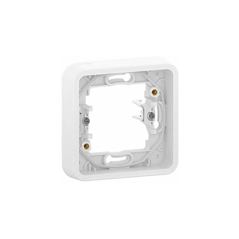 MUR39108 cadre 1 poste avec griffes blanc - Schneider Electric