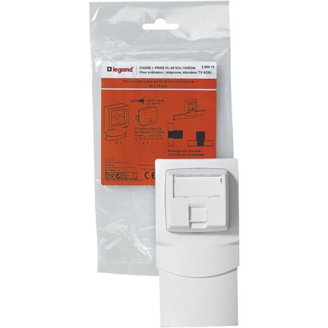 CADRE 1 POSTE + RJ 45 EP 16 LEGRAND 298916