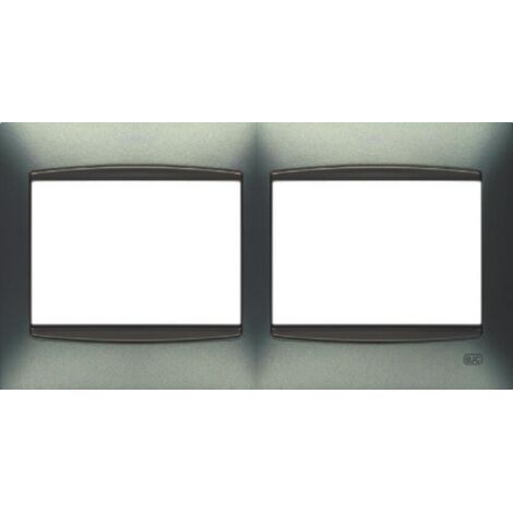 Cadre 2 éléments GREY SHADOW avec garniture BJC Coral 21212-GS