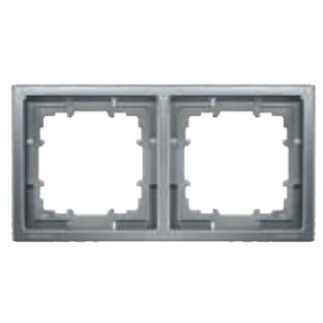 Cadre 2 éléments Siemens Delta Style ANTRACITA COSSO 5TG13220AC