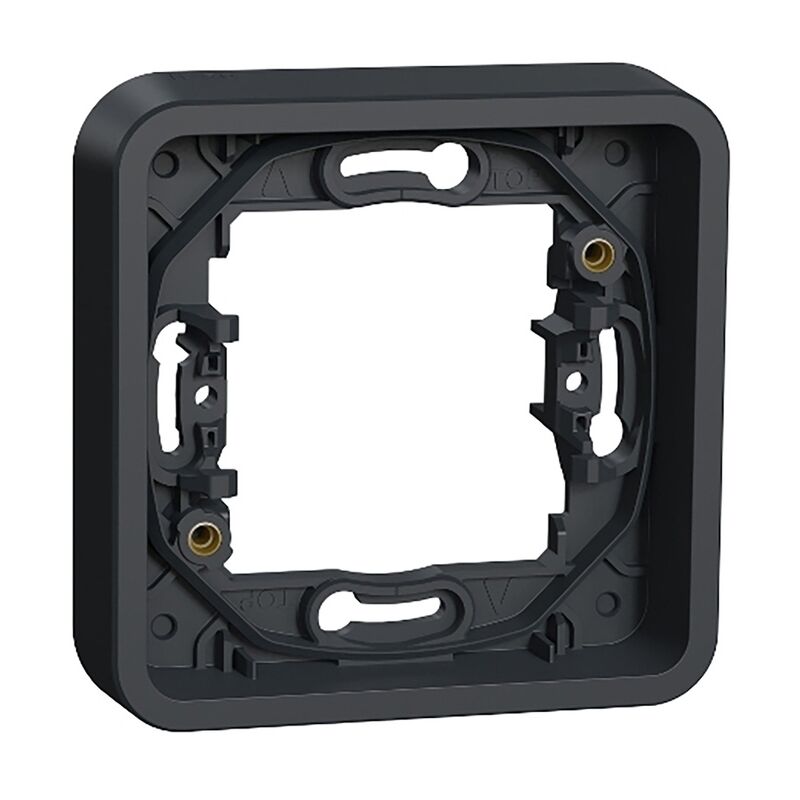 Cadre encastré mureva styl schneider 1 poste - gris MUR34107