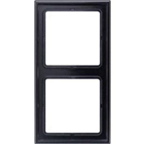 cadre - 2 postes - ls - noir - jung ls990 ls982sw
